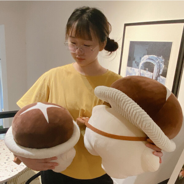 45CM Cute Shiitake Mushroom Plush – Soft & Huggable Pillow - Image 2